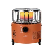 Малък преносим нагревател на газова печка на открито